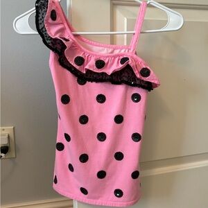 Girls Justice size 10 pink tank top